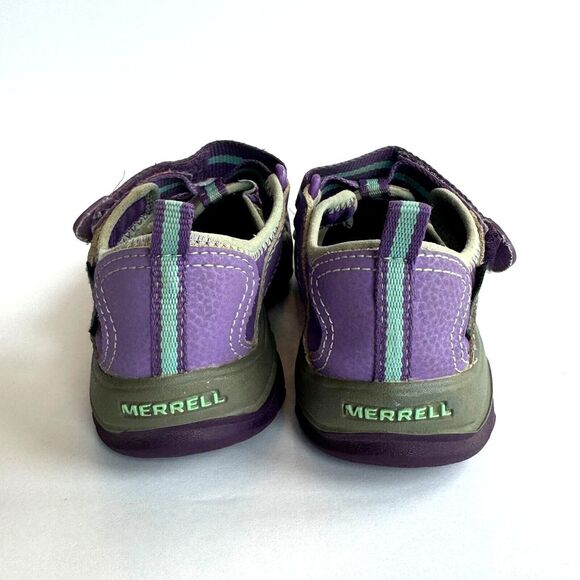 Merrell Hydro Sandals Girls 13 Hook Loop Hiking‎ Outdoors Watersports - Picture 4 of 6